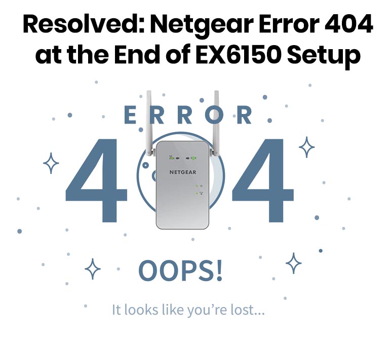 Netgear Error 404